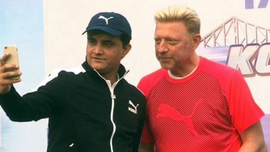 Boris Becker Sourav Ganguly